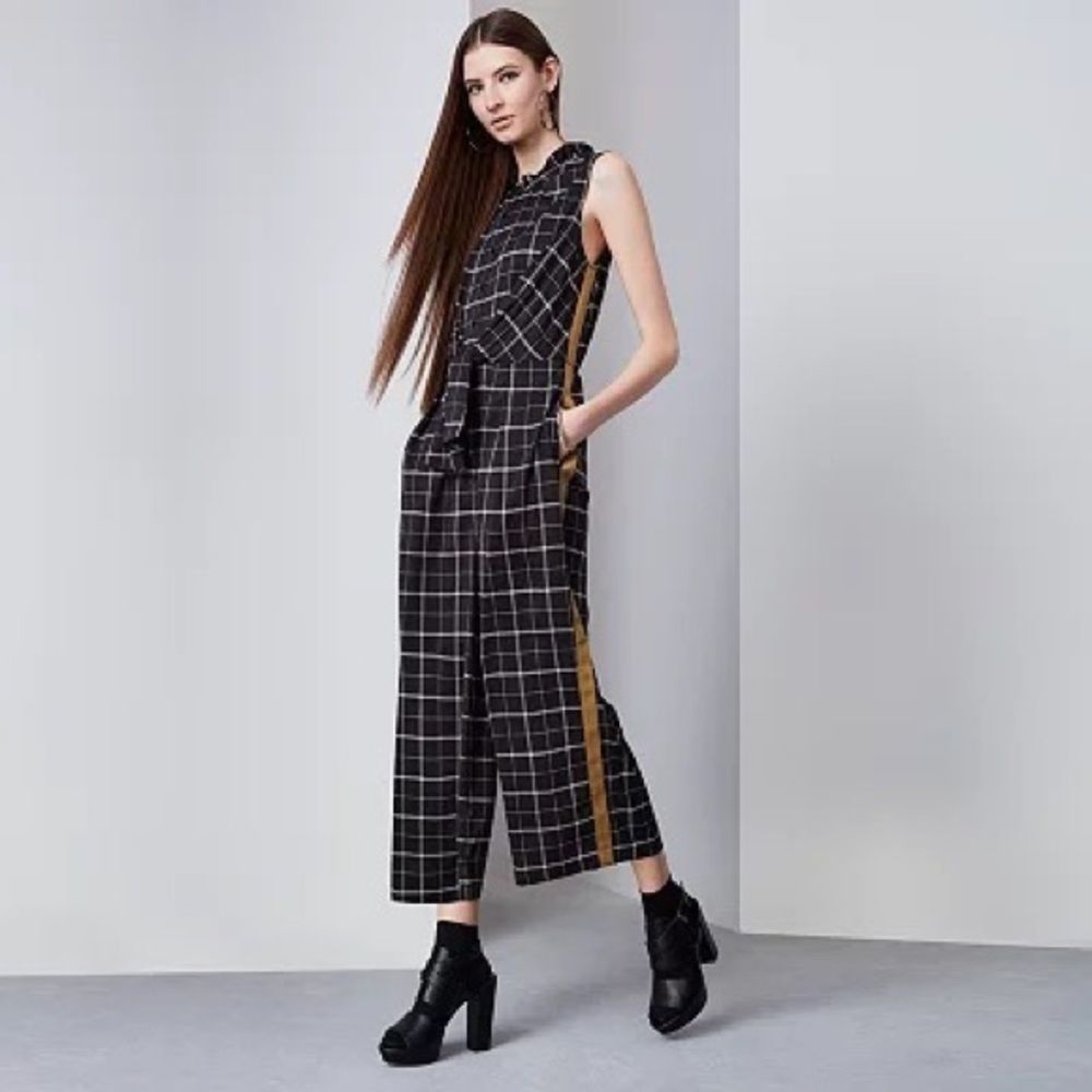 Women's Simply Vera Vera Wang Plaid Jumpsuit